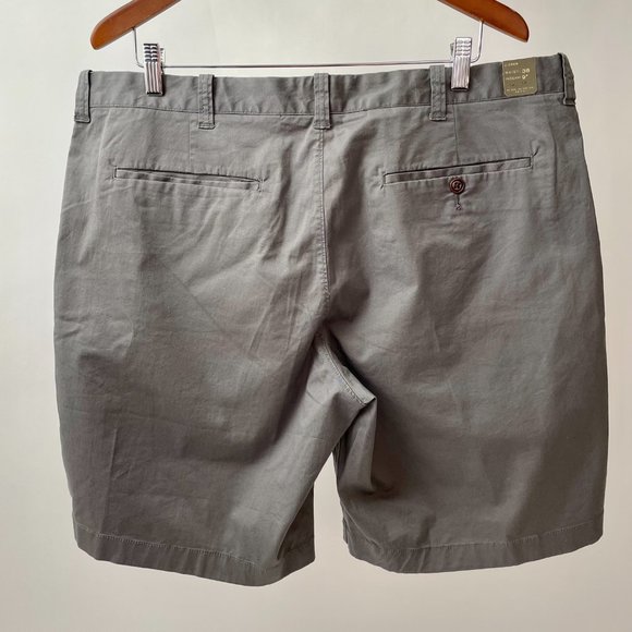 NWT Men's J. Crew 9" Stretch Chino Shorts, Spokane Grey, Size 38 - Picture 3 of 8